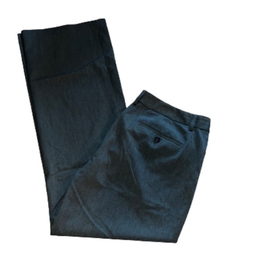 Express charcoal gray editor wide leg dress pants size 8L